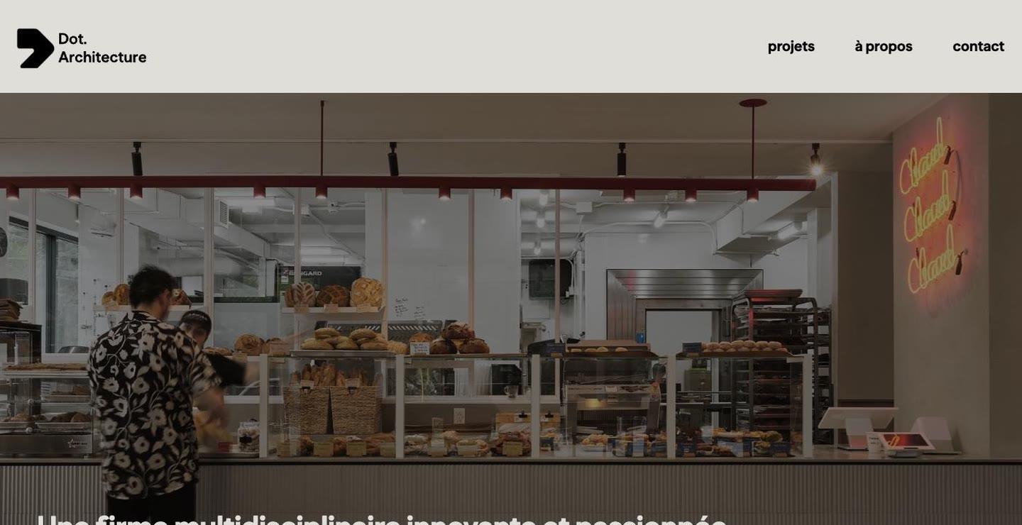 Dot. Architecture - Site Webflow