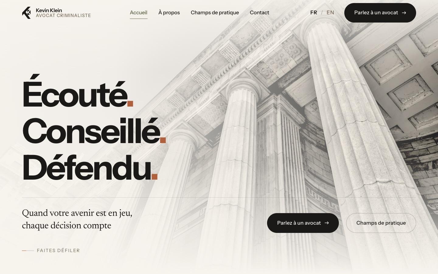 Kevin Klein Avocat - Avocat criminaliste · Montréal